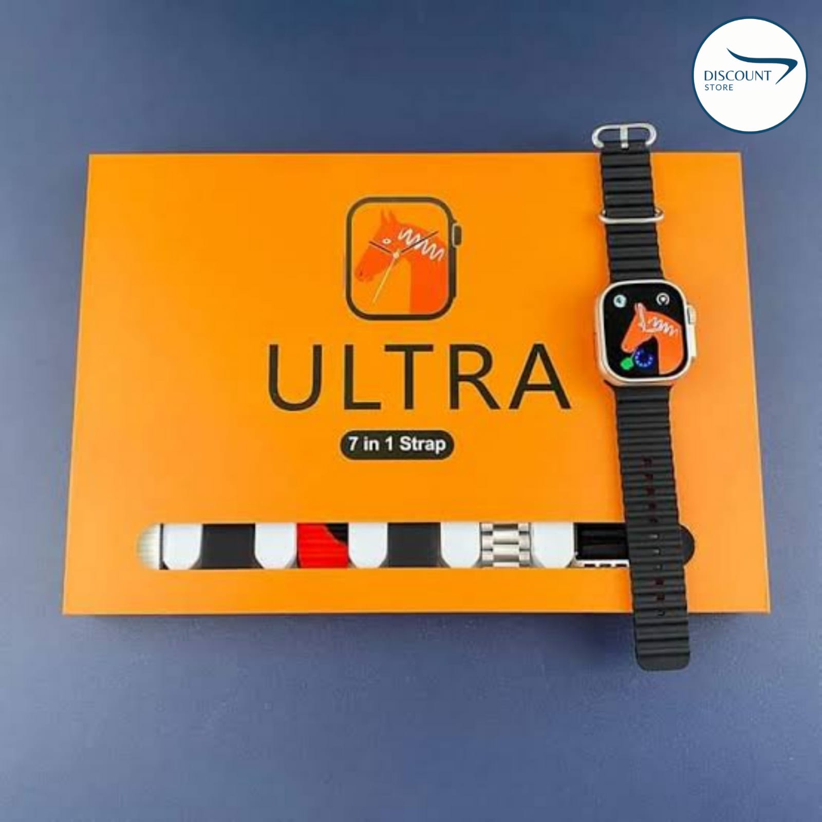 7 in 1 Ultra smartwatch 49mm series 9 Ultra 2.01 "IPS HD Large Screen NFC Smart Watch - Faizan gadget