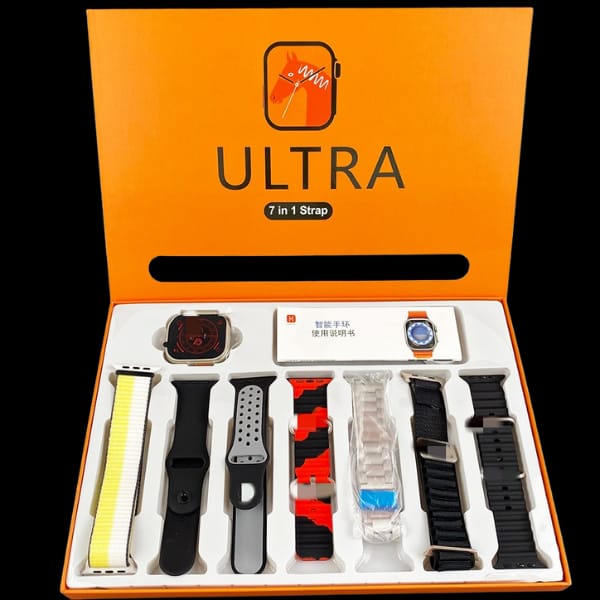 7 in 1 Ultra smartwatch 49mm series 9 Ultra 2.01 "IPS HD Large Screen NFC Smart Watch - Faizan gadget
